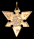 Shuriken Wurfstern Amulett